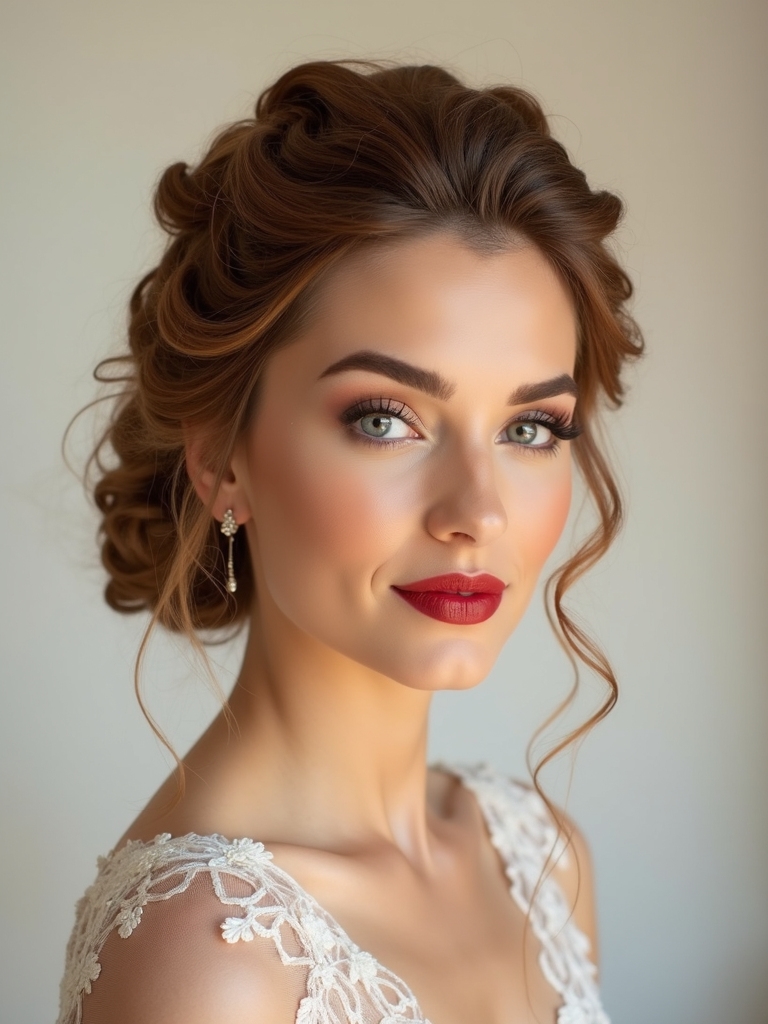 elegant bridal updo techniques