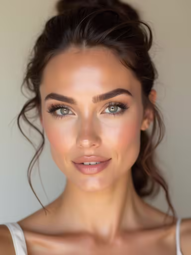 elegant engagement soft glam