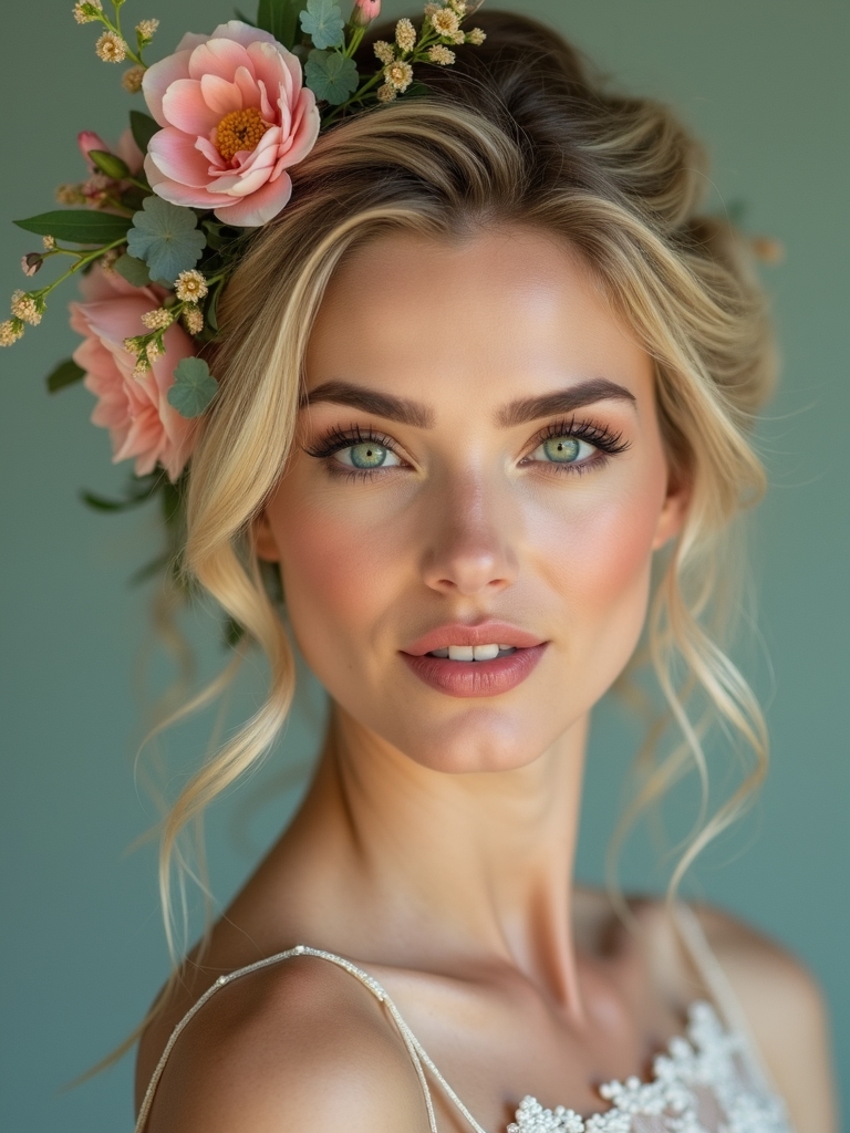 elegant floral hair embellishments