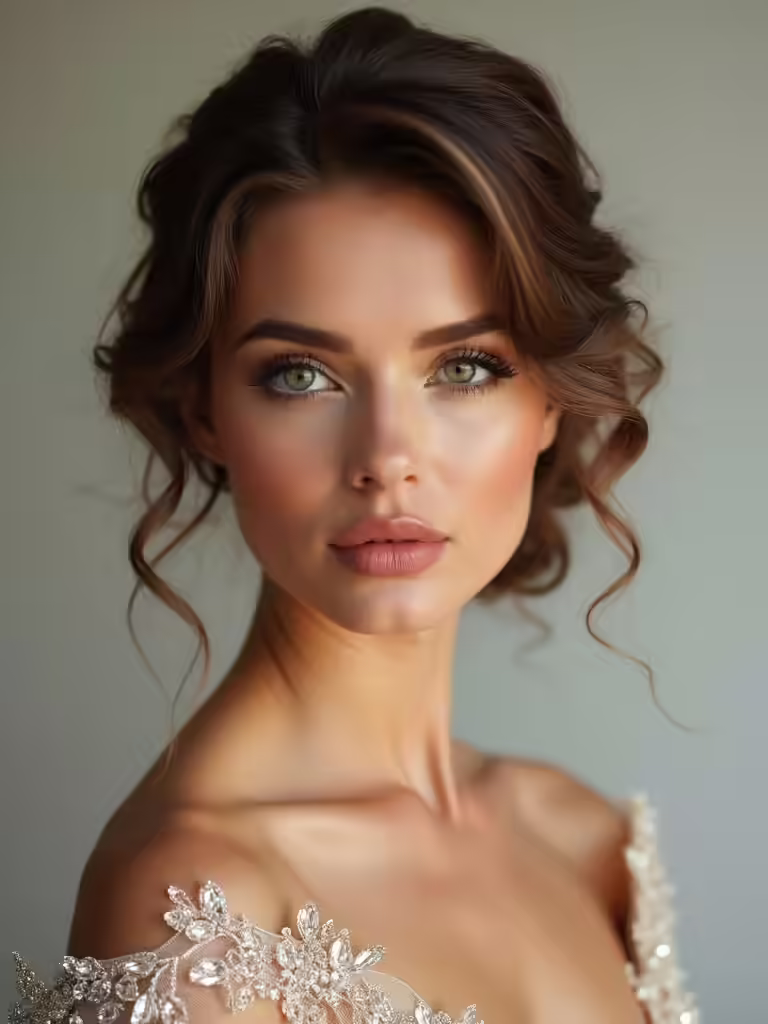 elegant hairstyles for engagements