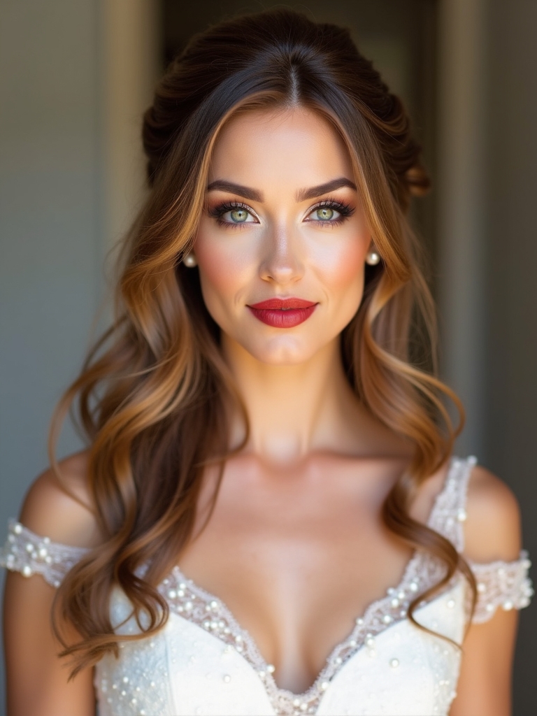 elegant half up hairstyles