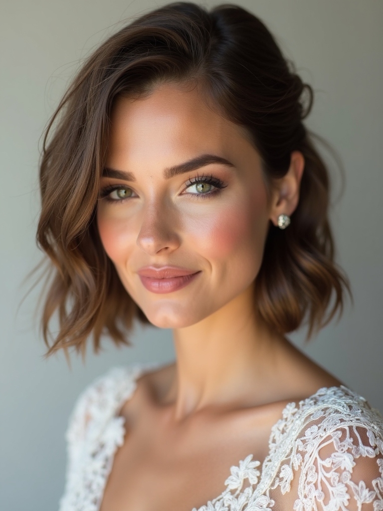 elegant half up hairstyles