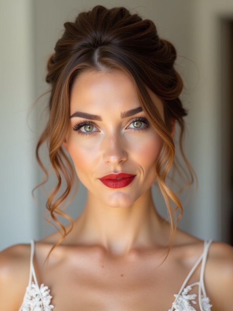 elegant half up hairstyles