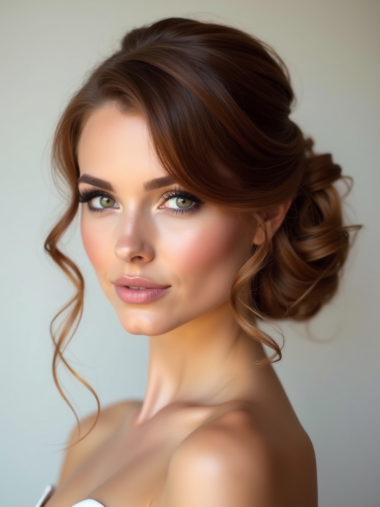elegant half up hairstyles showcased