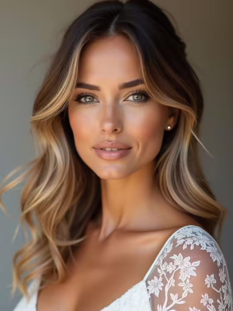 elegant loose bridal hairstyles