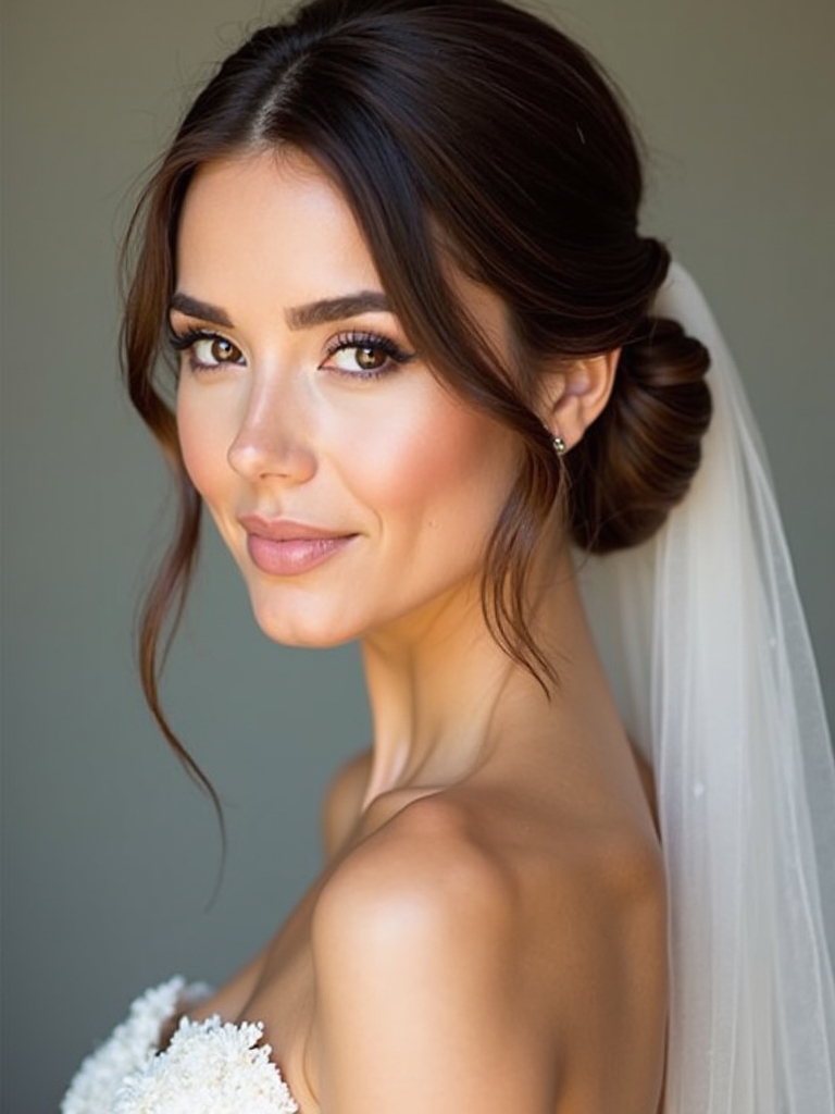 elegant low bun styles