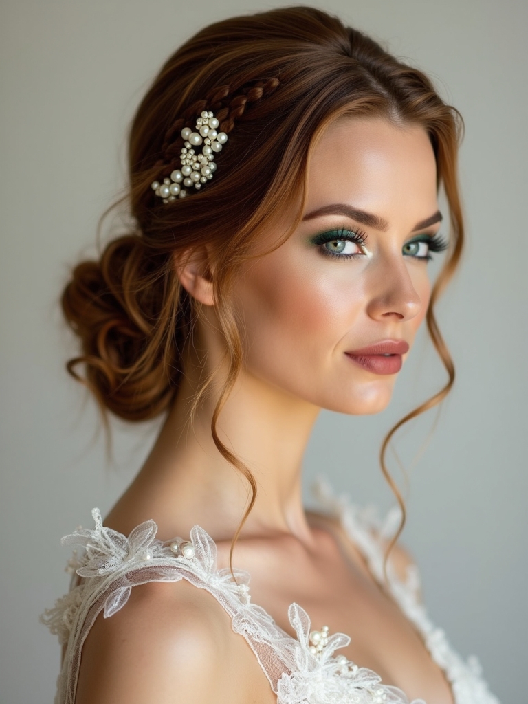 elegant low bun styles
