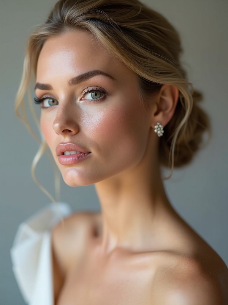 elegant low bun styles