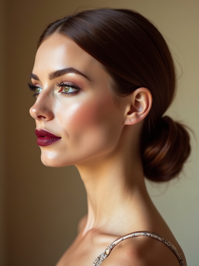 elegant low bun variations
