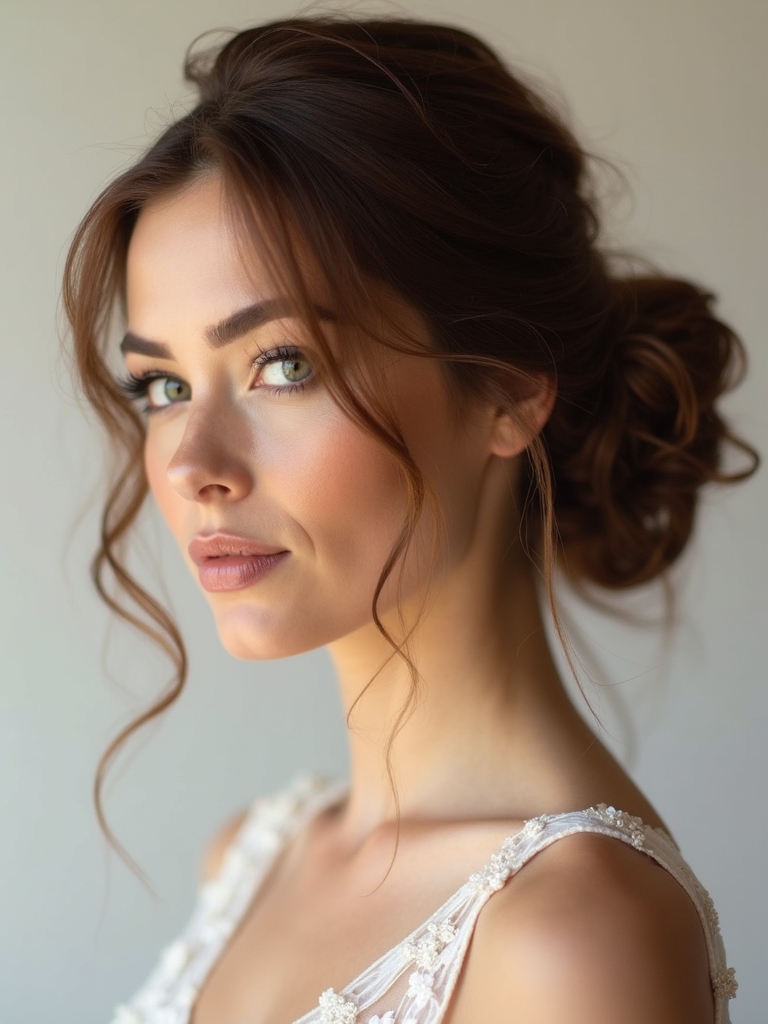 elegant low bun variations