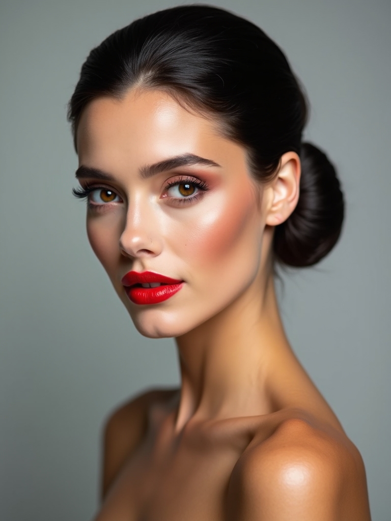 elegant low side buns