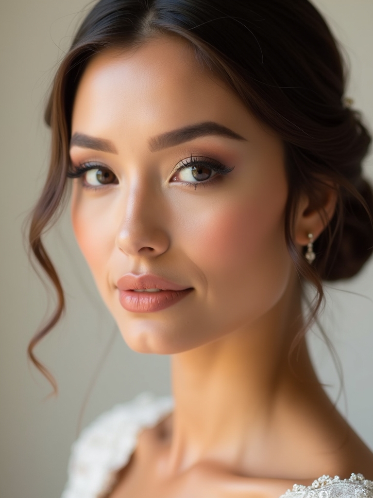 elegant makeup enhances venue