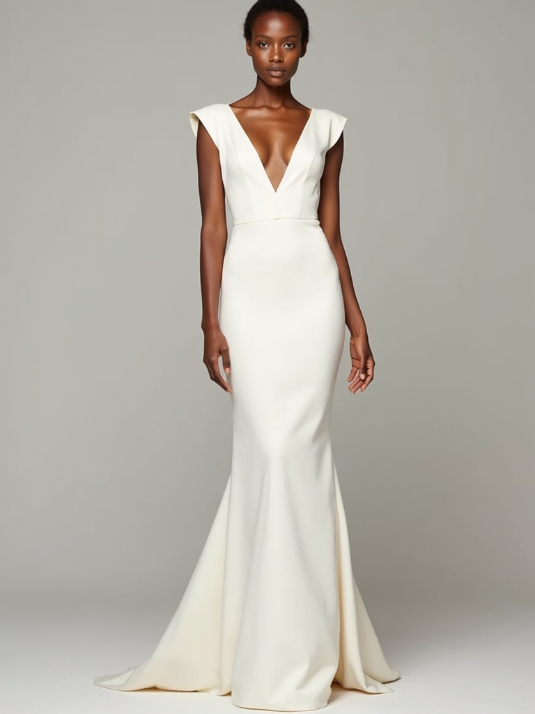elegant minimalist wedding dresses