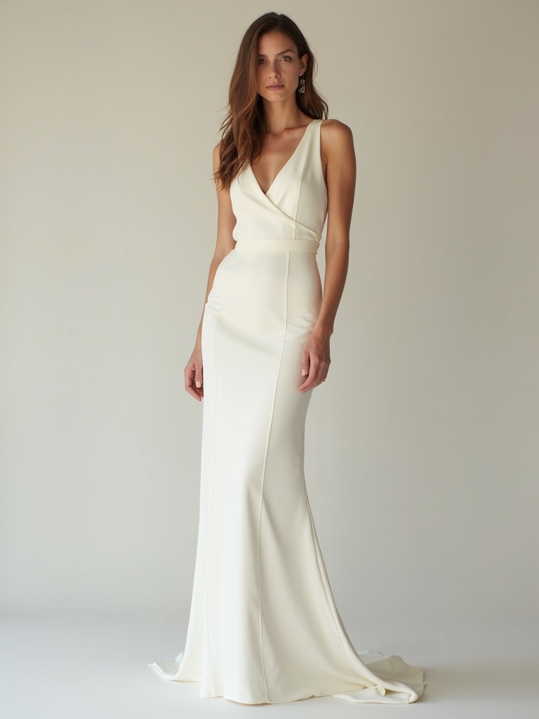 elegant minimalist wedding dresses