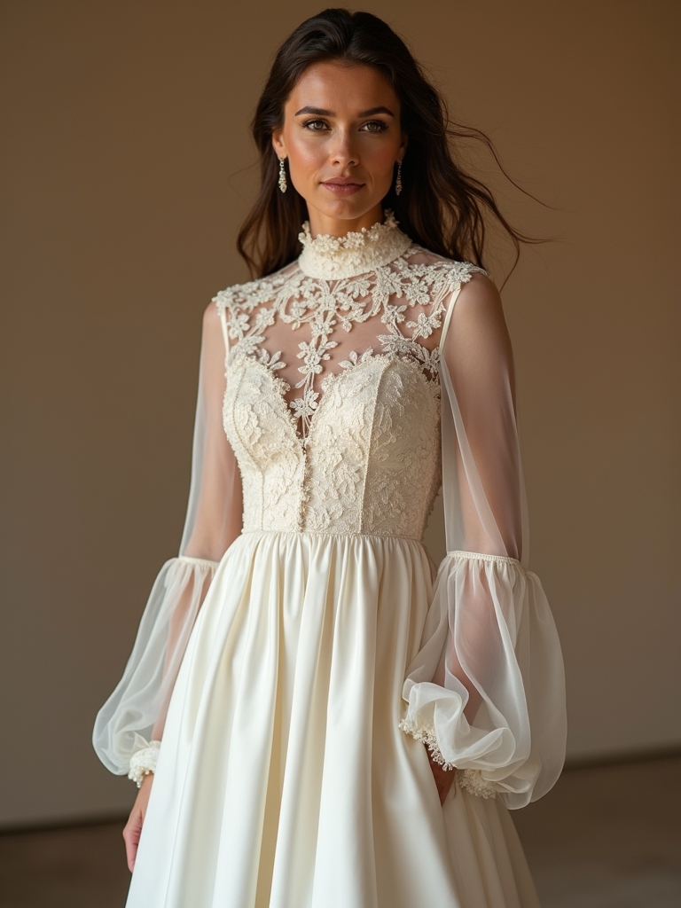 elegant modest wedding dresses