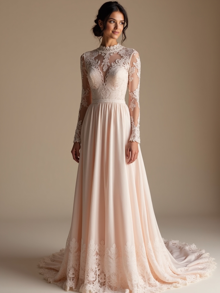 elegant modest wedding styles