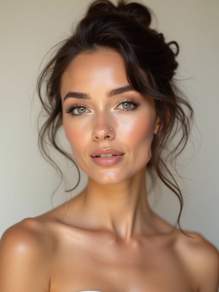 elegant natural bridal looks