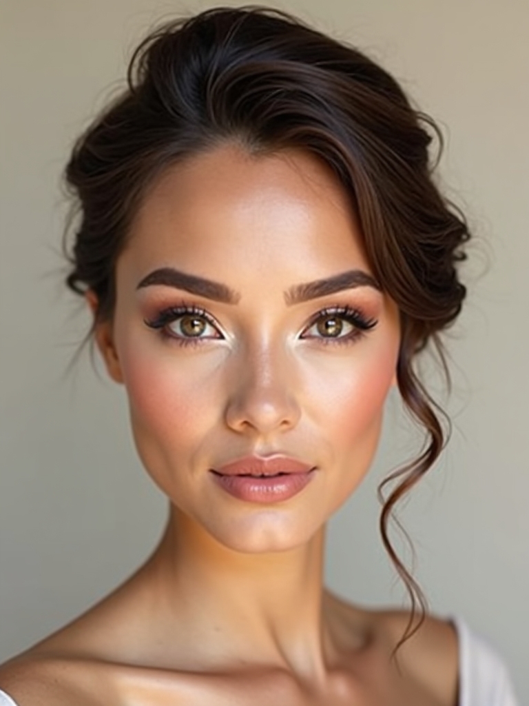 elegant natural bridal makeup