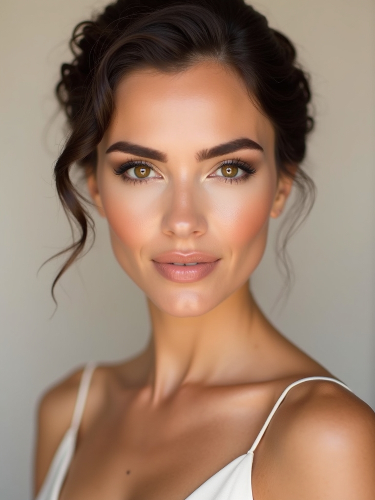elegant natural wedding makeup
