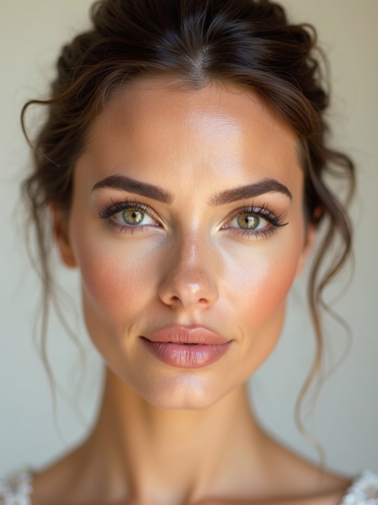 elegant neutral shimmer eyes