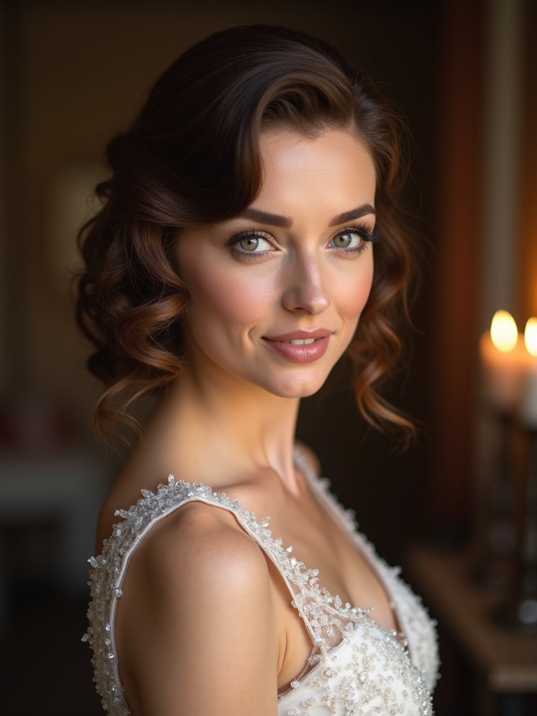 elegant pin back twists