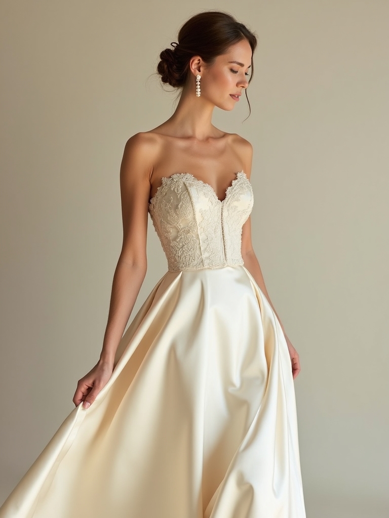 elegant satin for wedding
