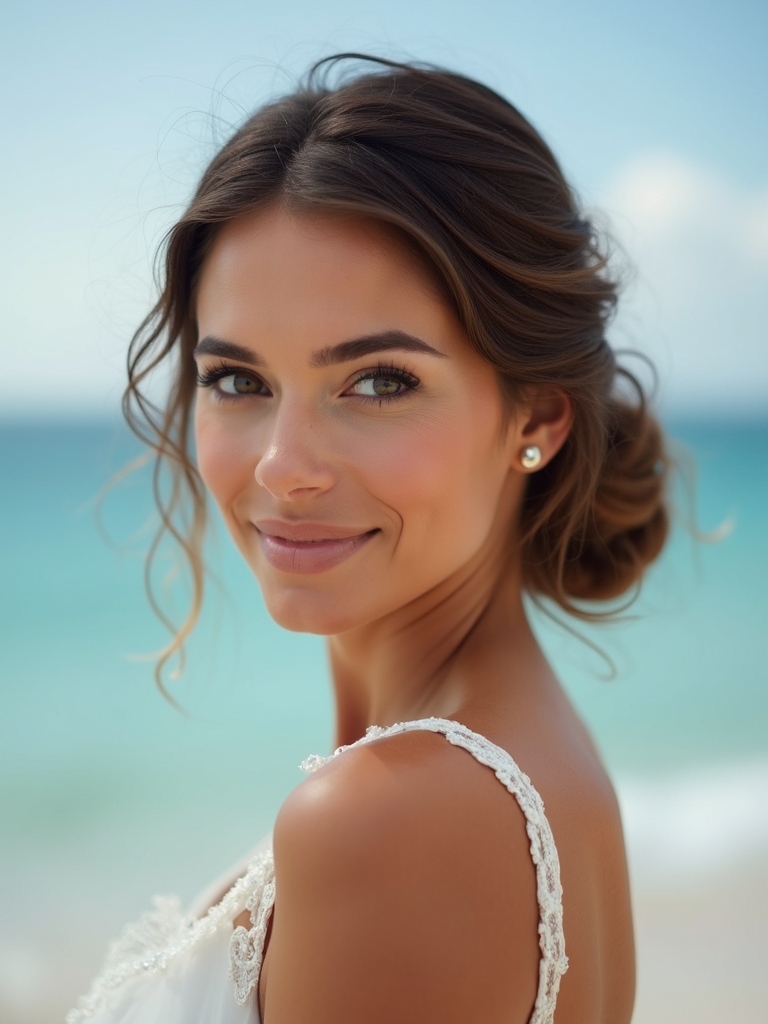 elegant secure beach updos