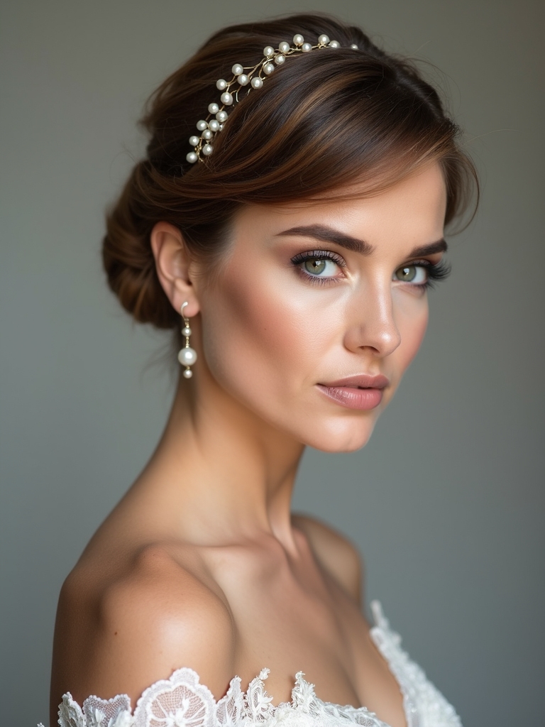elegant short hair accessories