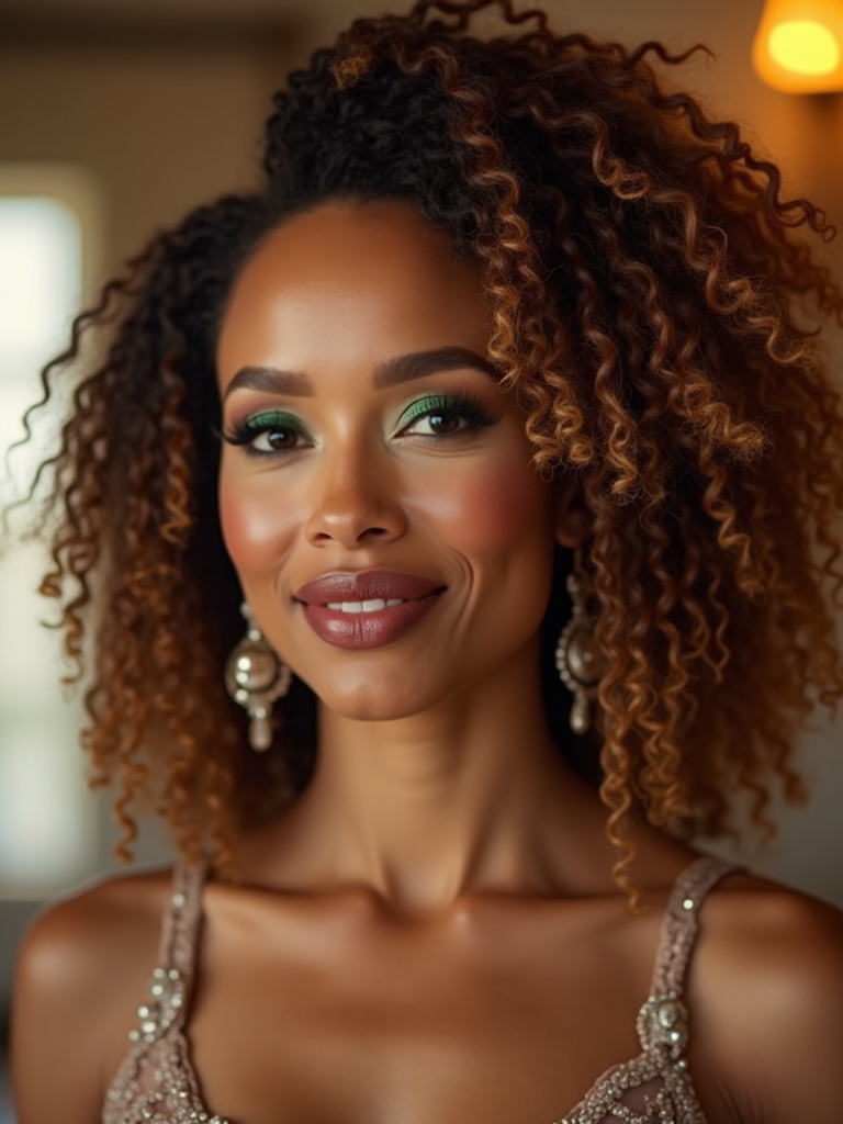 elegant side swept bridal locs