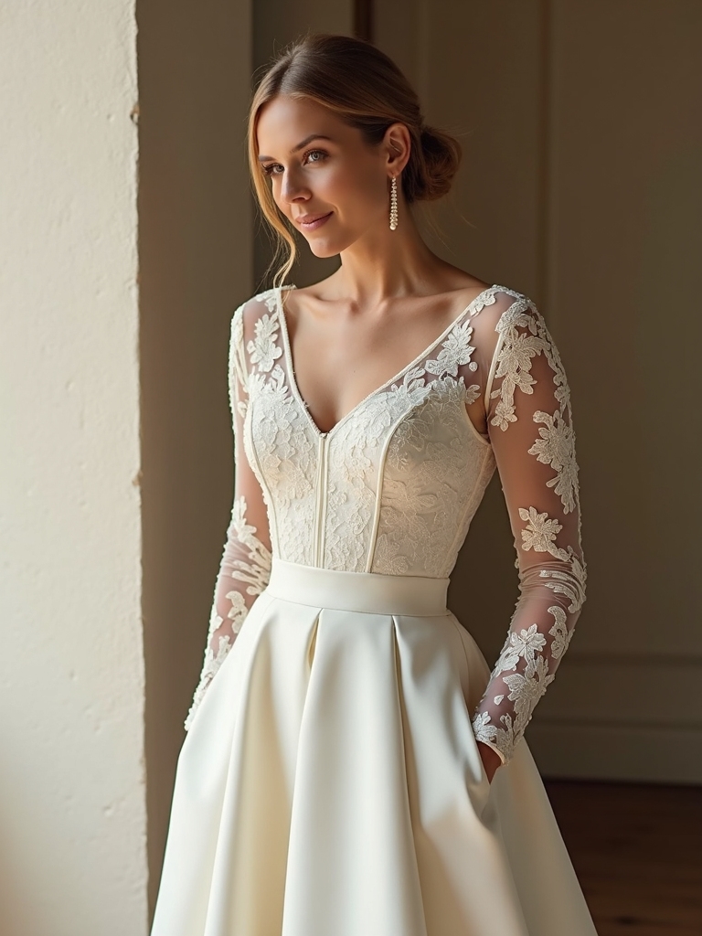 elegant sleeve options discussed