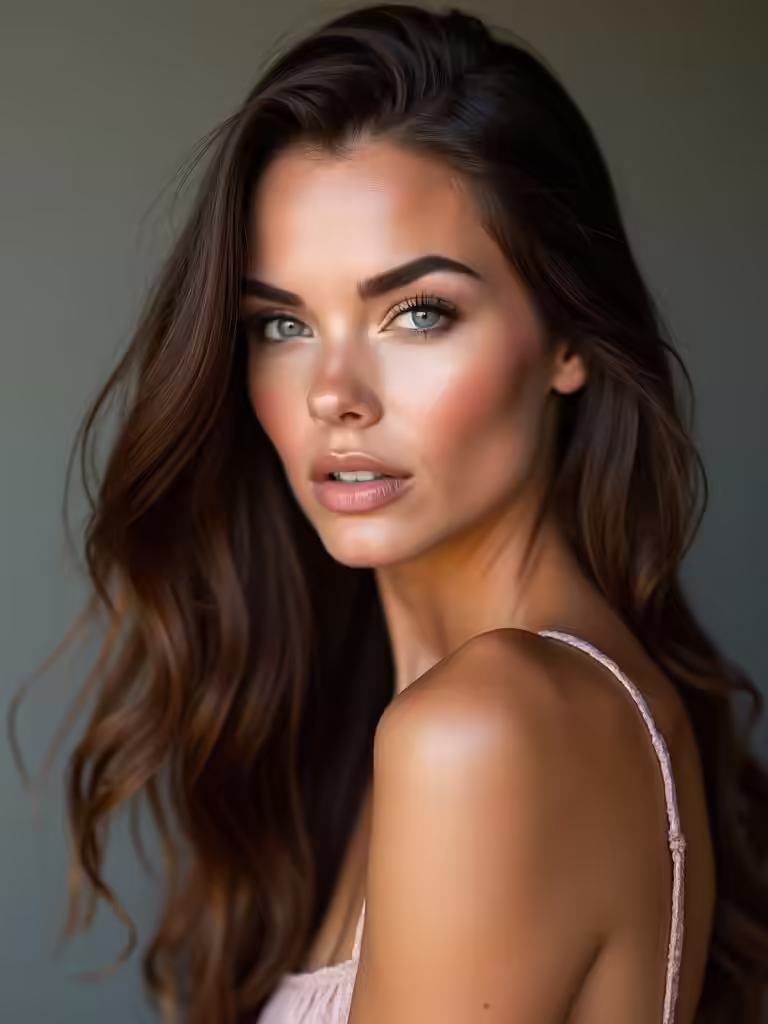 elegant straight engagement hairstyles