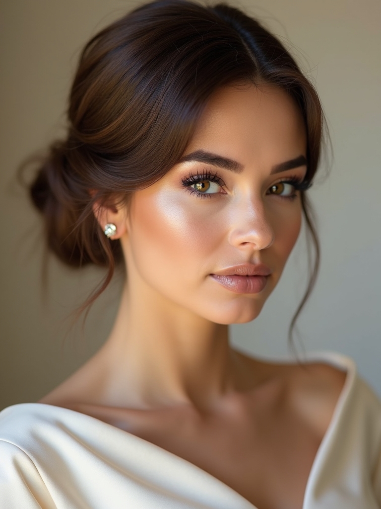 elegant timeless bridal buns