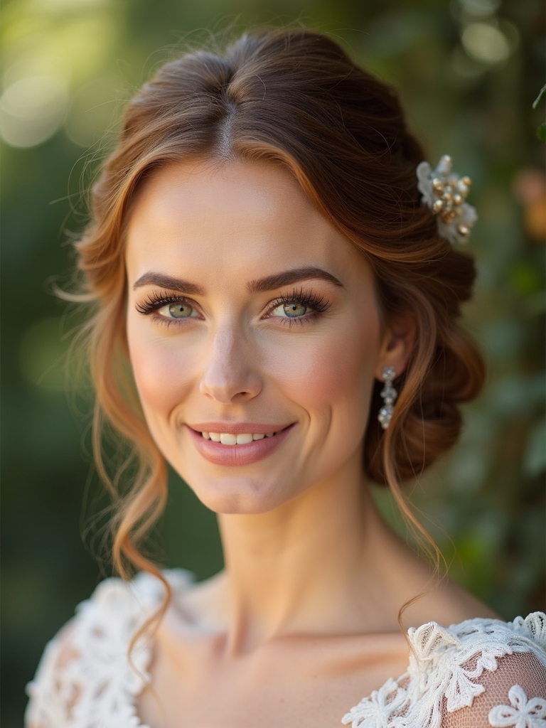 elegant updos enhance portraits