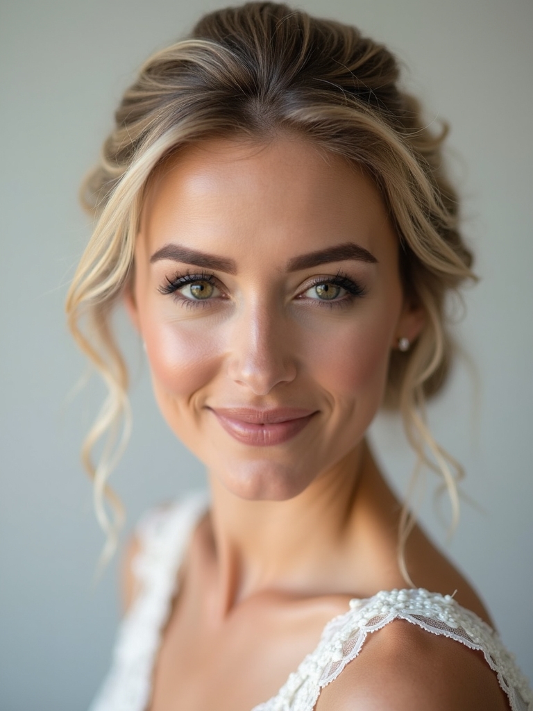 elegant updos for short hair