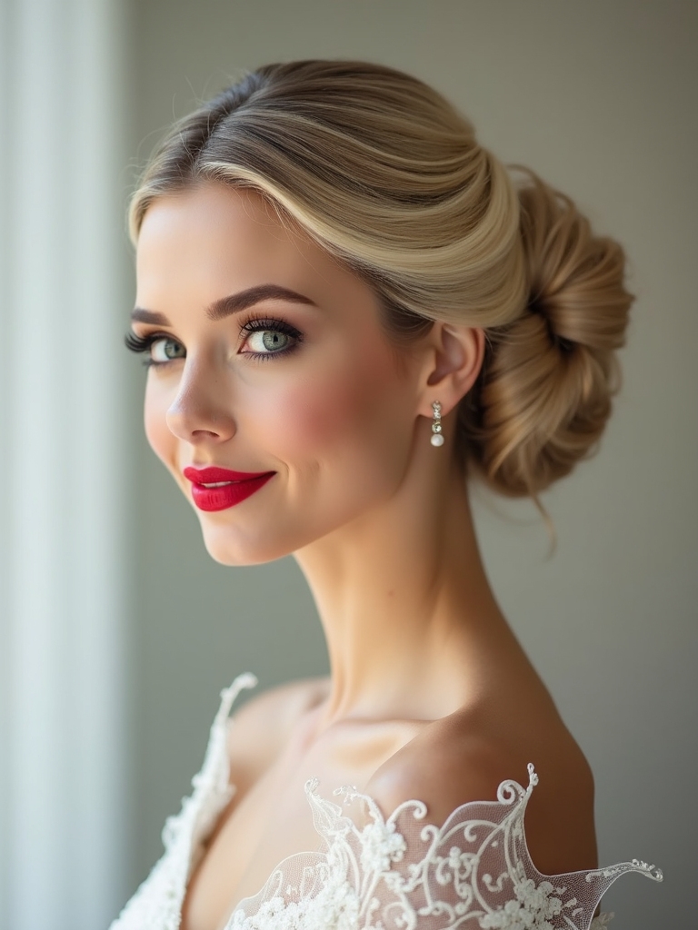 elegant velvet chignon styles