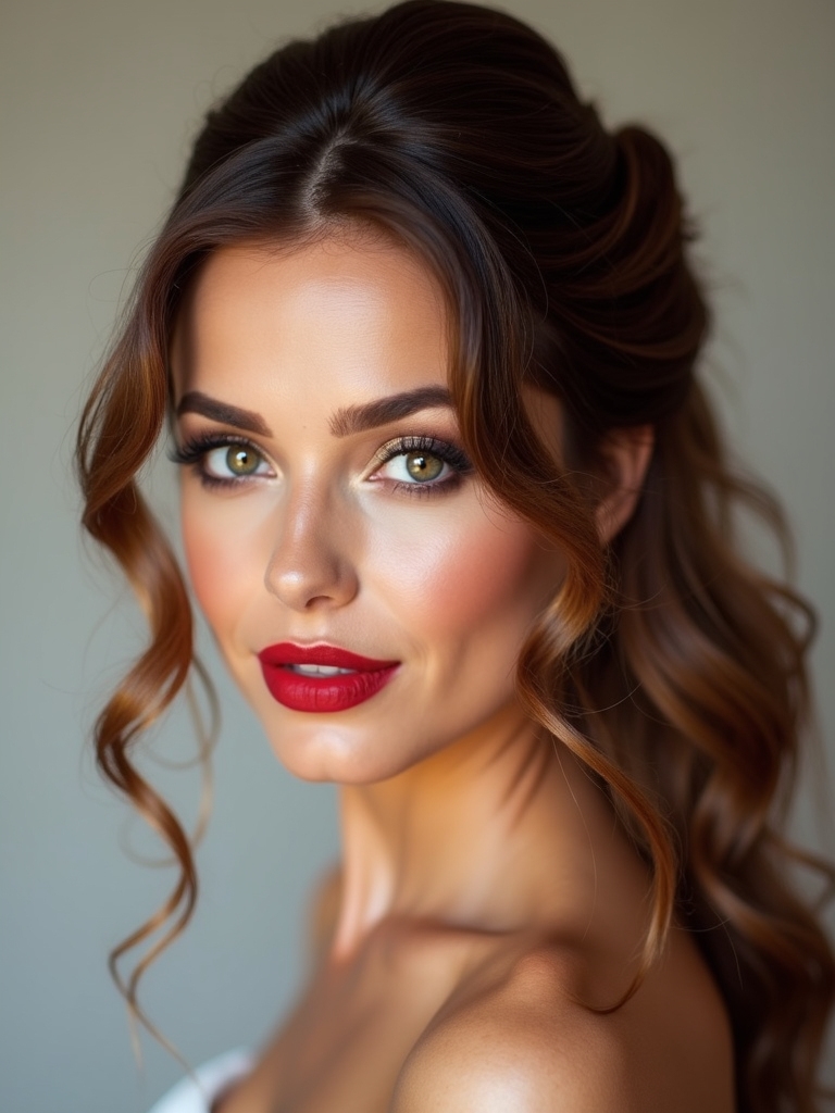 elegant volume bridal hairstyles