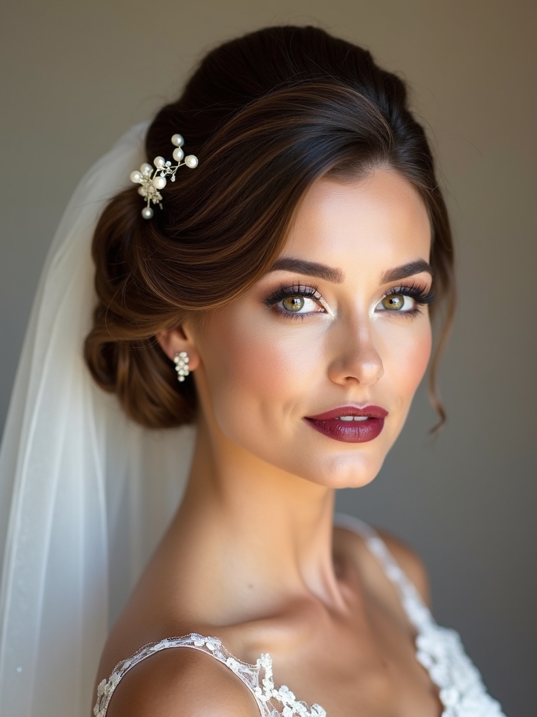 elevated french twist elegance