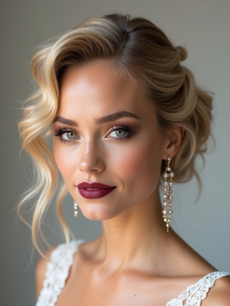 elevated half up hairstyle tips