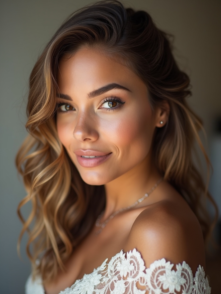 engagement photo hairstyle ideas