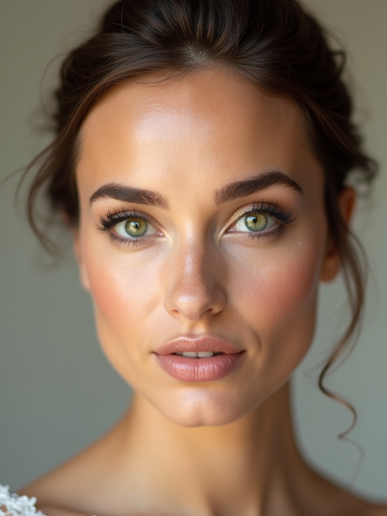 enhance green eyes luminosity