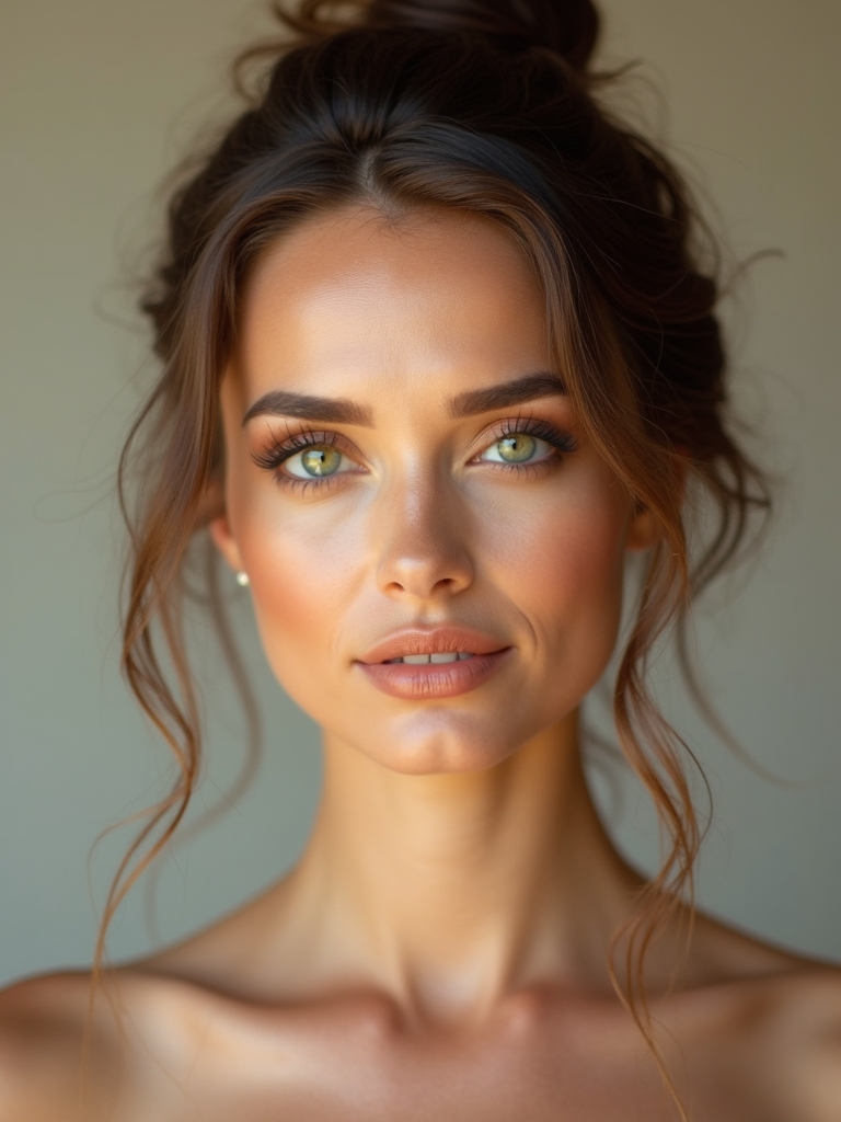 enhancing green eyes elegantly