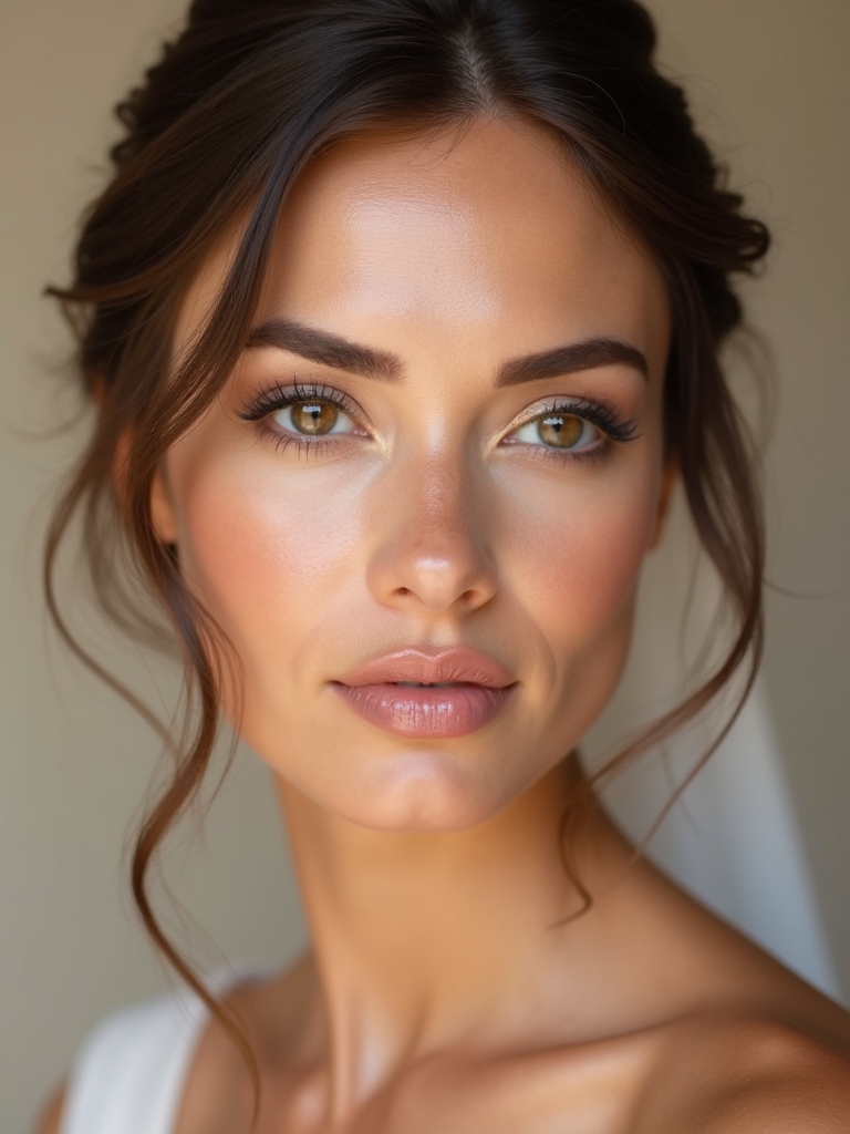 ethereal bridal eye makeup