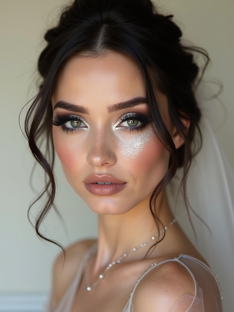 ethereal glow with pearls