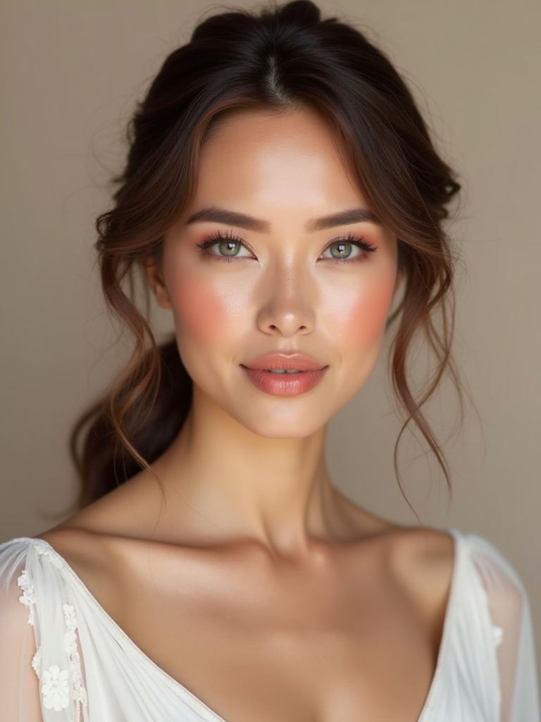 ethereal luminous bridal beauty