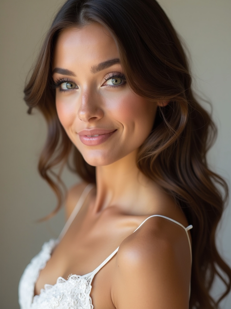 ethereal luminous bridal beauty