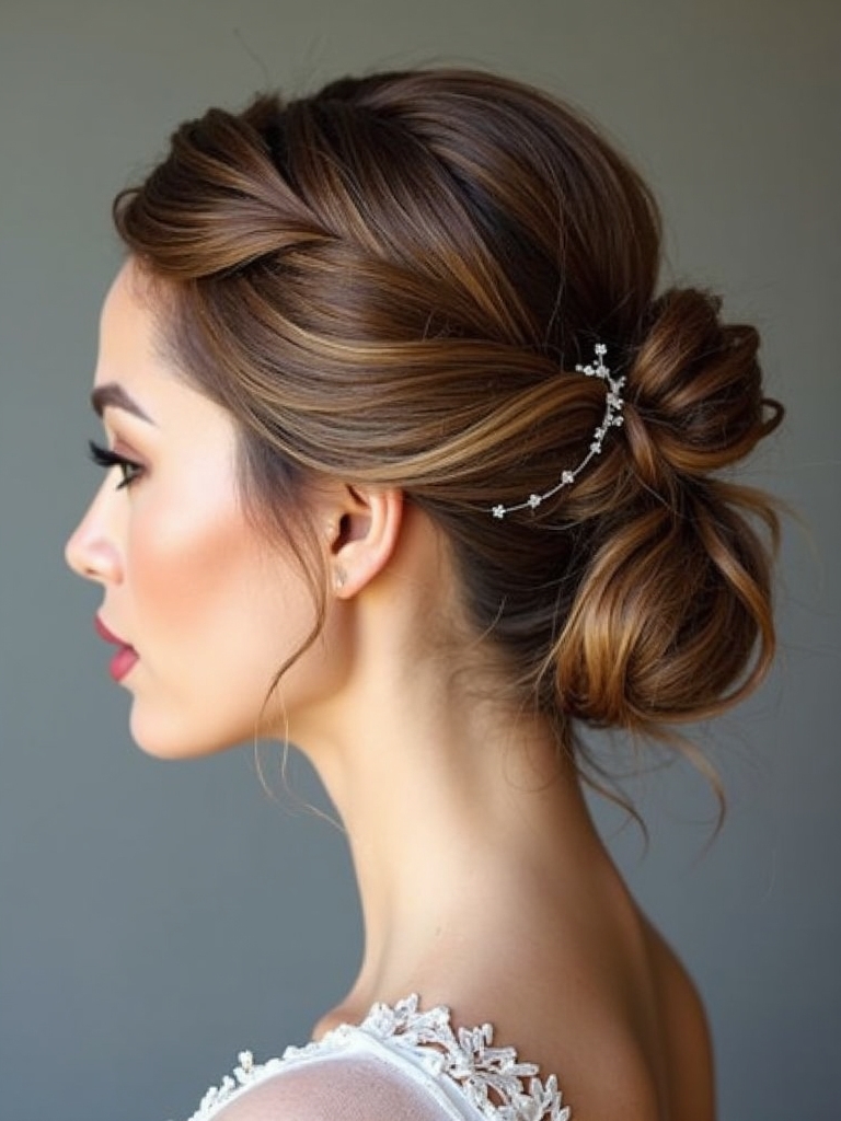 ethereal polished floral crown