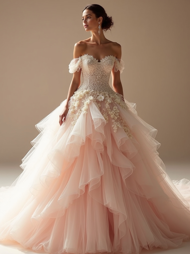 extravagant wedding dress trends