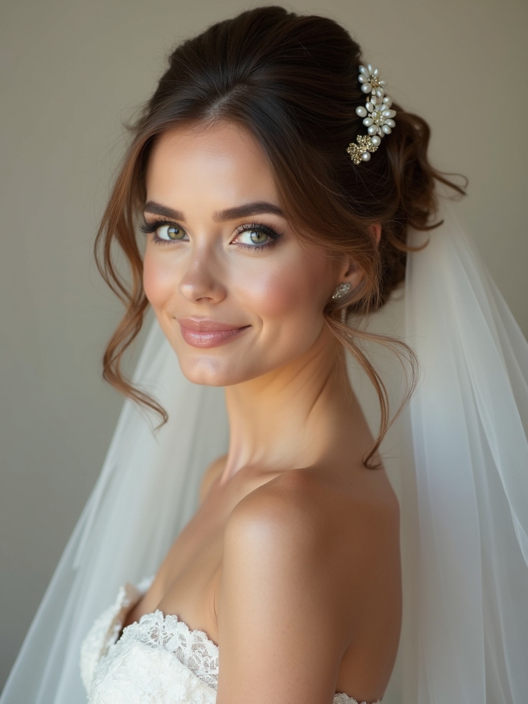 fairytale bridal veil styles