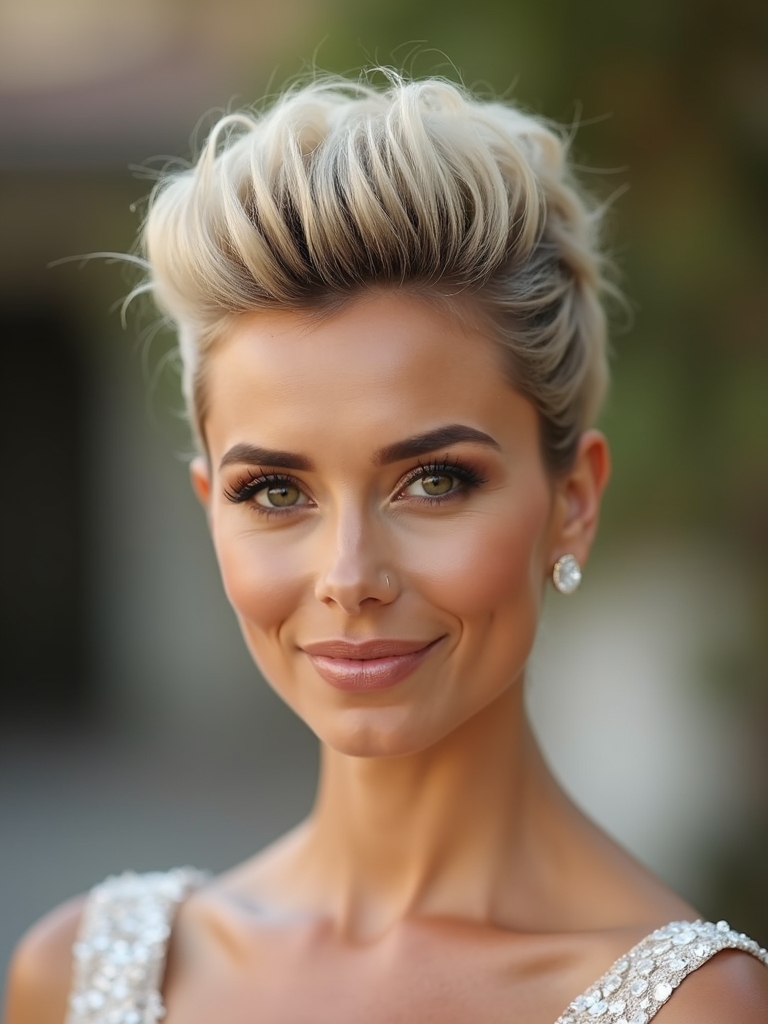 faux hawk architectural updos