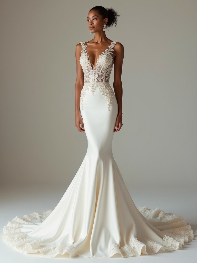 flattering mermaid dress styles